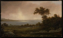 Копия картины "rhode island landscape" художника "хед мартин джонсон"