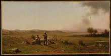 Копия картины "hunters resting" художника "хед мартин джонсон"
