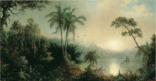 Копия картины "sunrise in nicaragua" художника "хед мартин джонсон"