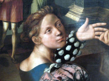Копия картины "parable of the prodigal son (detail)" художника "хемессен ян ван"