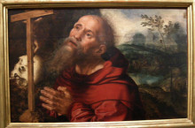 Картина "san girolamo in preghiera" художника "хемессен ян ван"