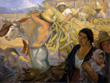 Картина "la cosecha" художника "херран сатурнино"