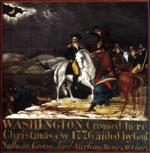 Картина "washington at the deleware" художника "хикс эдвард"