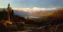 Картина "view in the sierra nevadas" художника "хилл томас"