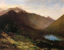 Репродукция картины "mount lafayette, franconia notch, new hampshire" художника "хилл томас"