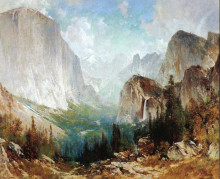 Картина "after the storm, yosemite valley" художника "хилл томас"