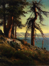 Копия картины "lake tahoe" художника "хилл томас"