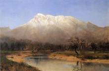 Копия картины "mount st. helena, napa valley" художника "хилл томас"