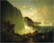 Репродукция картины "niagara falls" художника "хилл томас"