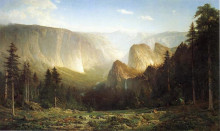 Картина "piute camp, great canyon of the sierra, yosemite" художника "хилл томас"