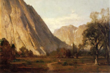 Картина "piute indians, yosemite" художника "хилл томас"