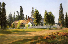 Картина "sisson&#39;s inn, near mount shasta" художника "хилл томас"