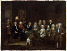 Копия картины "the gaols committee of the house of commons" художника "хогарт уильям"