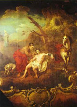 Картина "the good samaritan" художника "хогарт уильям"