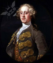 Копия картины "william cavendish, marquess of hartington, later 4th duke of devonshire" художника "хогарт уильям"