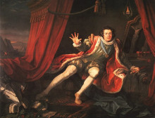 Картина "david garrick as richard iii" художника "хогарт уильям"