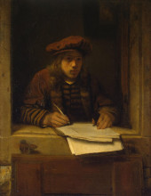 Картина "self portrait" художника "хогстратен самюэл ван"