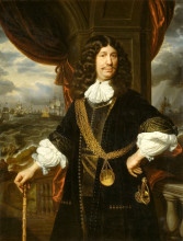 Картина "mattheus van den broucke, councillor of the indies" художника "хогстратен самюэл ван"