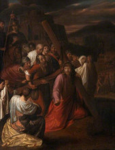 Копия картины "christ and the women of jerusalem" художника "хогстратен самюэл ван"