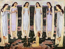 Картина "the consecrated one" художника "ходлер фердинанд"