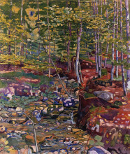 Картина "the forest near reichenbach" художника "ходлер фердинанд"