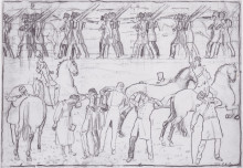 Картина "the german students in the war of liberation of 1813" художника "ходлер фердинанд"