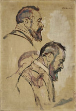 Копия картины "studies of self-portrait" художника "ходлер фердинанд"
