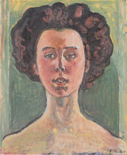 Репродукция картины "portrait of gertrud mueller" художника "ходлер фердинанд"