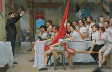 Репродукция картины "the turner banquet" художника "ходлер фердинанд"