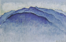 Картина "peaks in the morning" художника "ходлер фердинанд"