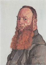 Картина "portrait of james vibert" художника "ходлер фердинанд"