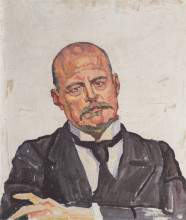 Копия картины "portrait of georges navazza" художника "ходлер фердинанд"