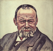 Репродукция картины "self portrait" художника "ходлер фердинанд"