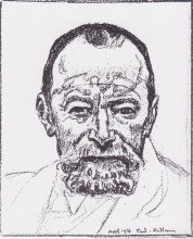 Копия картины "self-portrait" художника "ходлер фердинанд"