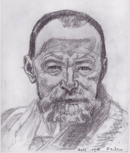 Картина "study of self-portrait" художника "ходлер фердинанд"