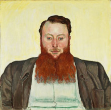 Картина "portrait of sculptor james vibert" художника "ходлер фердинанд"