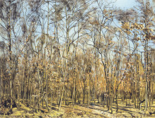 Картина "the beech forest" художника "ходлер фердинанд"