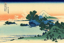 Копия картины "shichiri beach in sagami province" художника "хокусай кацусика"