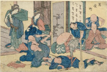 Копия картины "street scenes&#160;newly&#160;pubished" художника "хокусай кацусика"