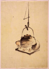 Репродукция картины "tanuki" художника "хокусай кацусика"