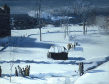 Репродукция картины "blue snow, the battery" художника "беллоуз джордж"