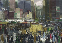 Копия картины "new york" художника "беллоуз джордж"