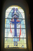 Репродукция картины "angel with the cross ( the triptych the annunciation)" художника "холодный пётр иванович"