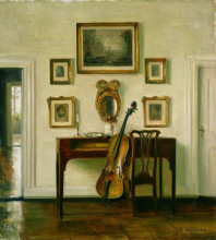 Картина "the music room" художника "холсё карл"