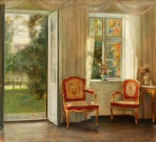 Копия картины "salon" художника "холсё карл"