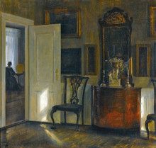 Репродукция картины "interior" художника "холсё карл"