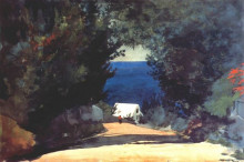 Картина "road in bermuda" художника "хомер уинслоу"