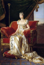 Картина "portrait of pauline bonaparte" художника "бенуа мари-гийемин"