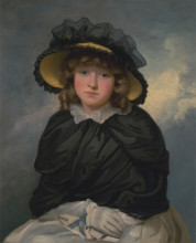 Копия картины "portrait of louisa lane, called &#39;cecilia&#39;" художника "хоппнер джон"