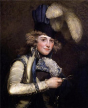 Картина "portrait of dorothy jordan as hypolita" художника "хоппнер джон"